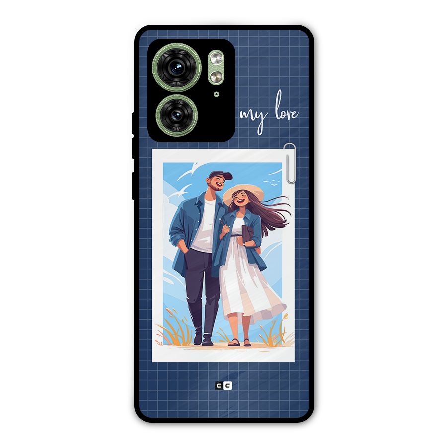My Love Metal Back Case for Motorola Edge 40 5G