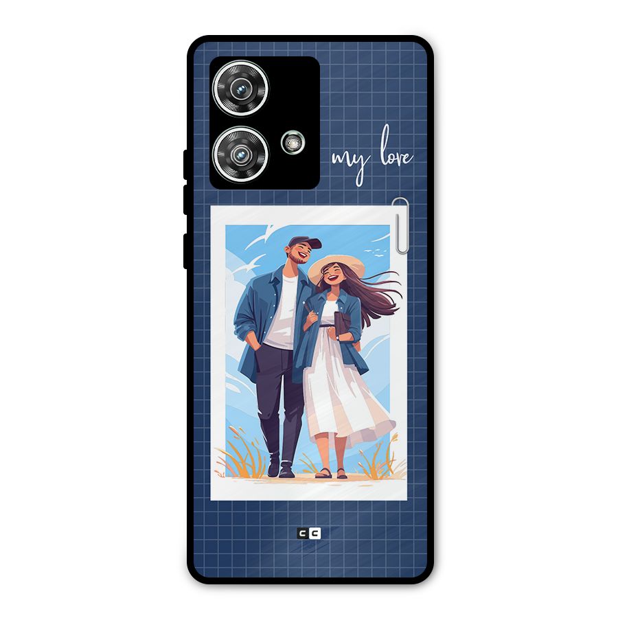 My Love Metal Back Case for Motorola Edge 40 Neo