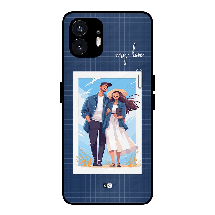 My Love Metal Back Case for Nothing Phone 2