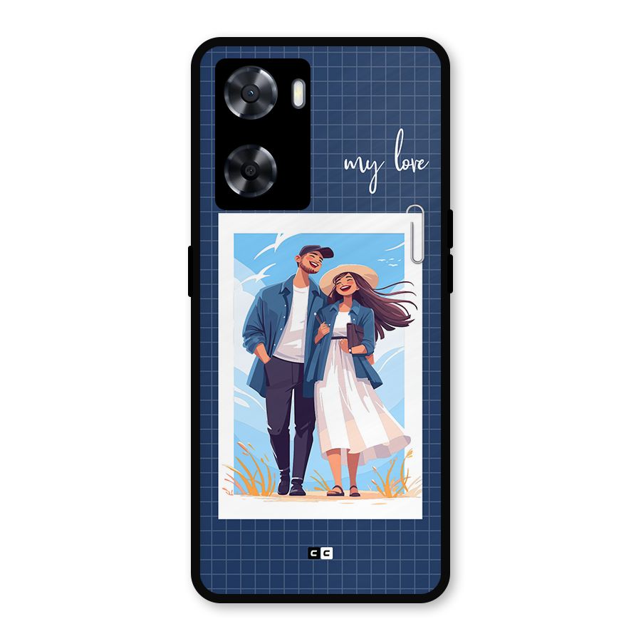 My Love Metal Back Case for Oppo A77s
