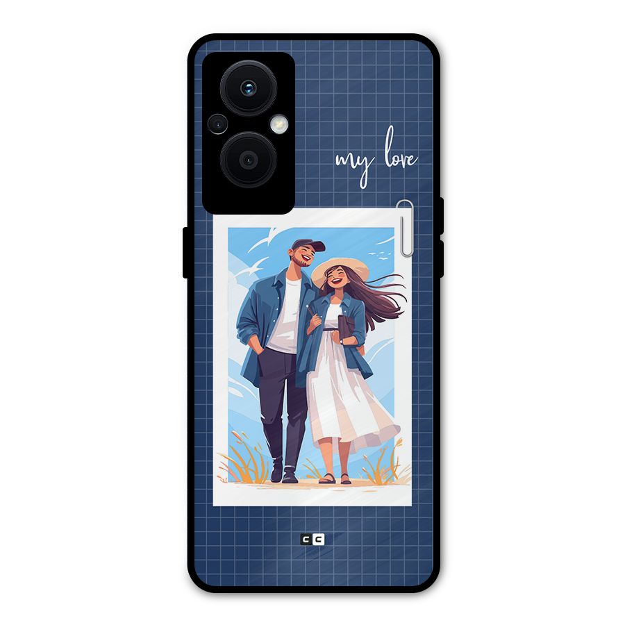 My Love Metal Back Case for Oppo F21 Pro 5G