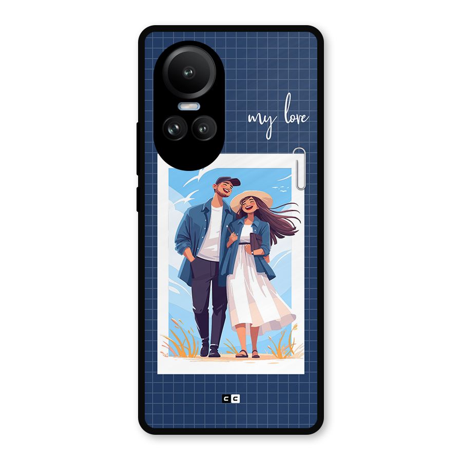 My Love Metal Back Case for Oppo Reno10 Pro