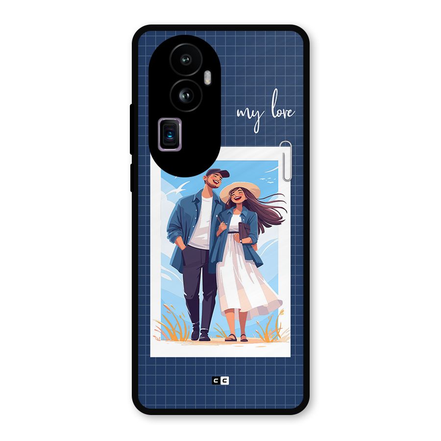 My Love Metal Back Case for Oppo Reno10 Pro Plus