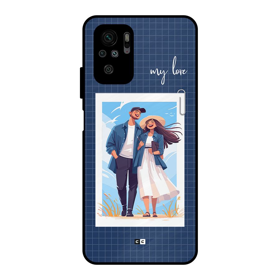 My Love Metal Back Case for Redmi Note 10S