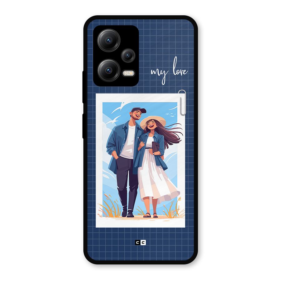 My Love Metal Back Case for Redmi Note 12 5G