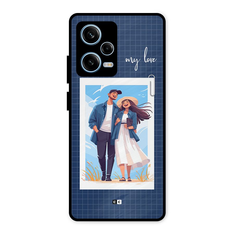 My Love Metal Back Case for Redmi Note 12 Pro