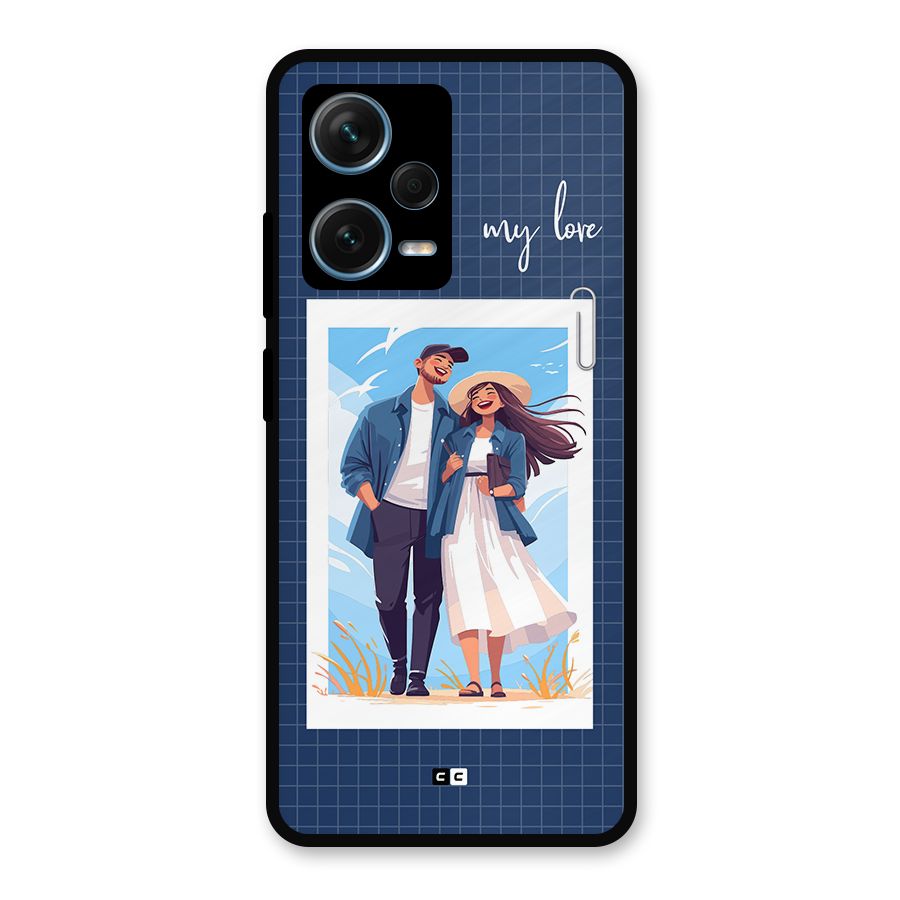 My Love Metal Back Case for Redmi Note 12 Pro Plus 5G