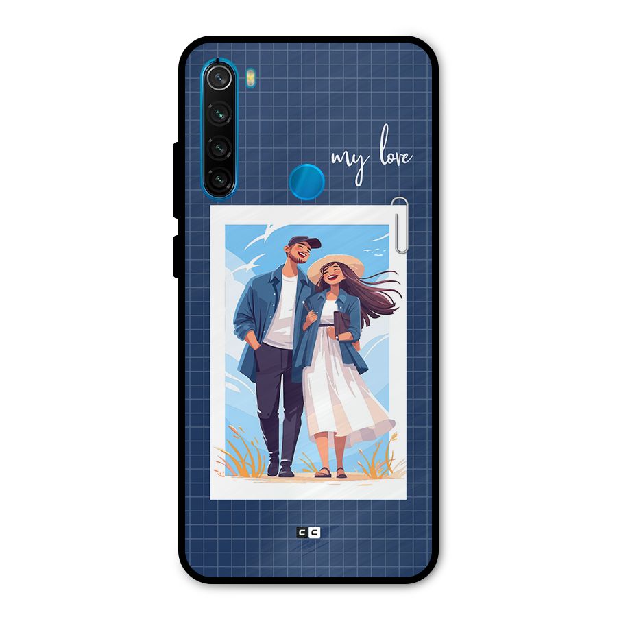 My Love Metal Back Case for Redmi Note 8