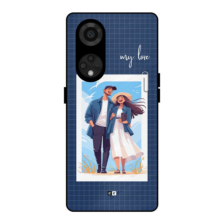 My Love Metal Back Case for Reno8 T 5G