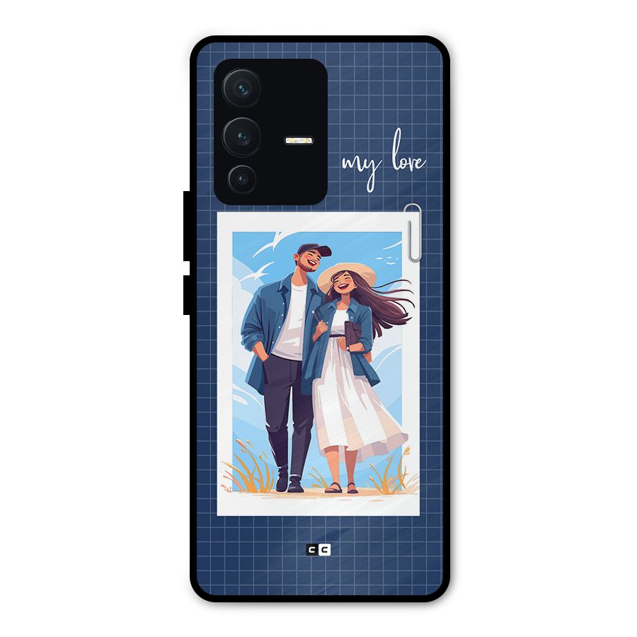 My Love Metal Back Case for Vivo V23 Pro