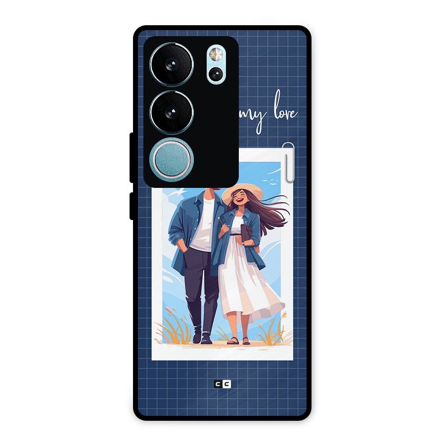 My Love Metal Back Case for Vivo V29