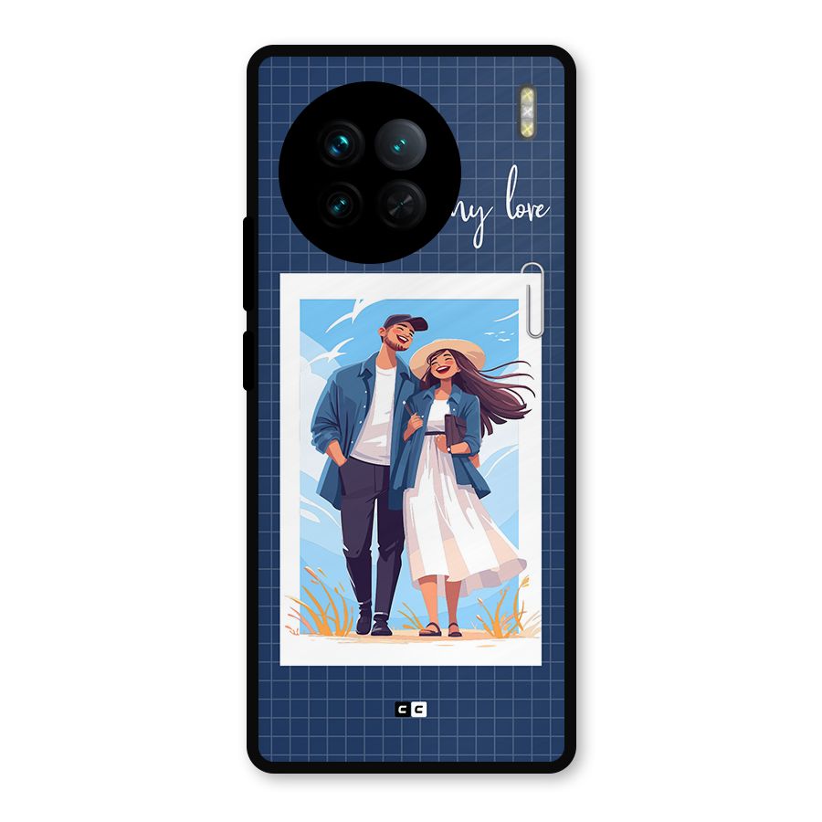 My Love Metal Back Case for Vivo X90