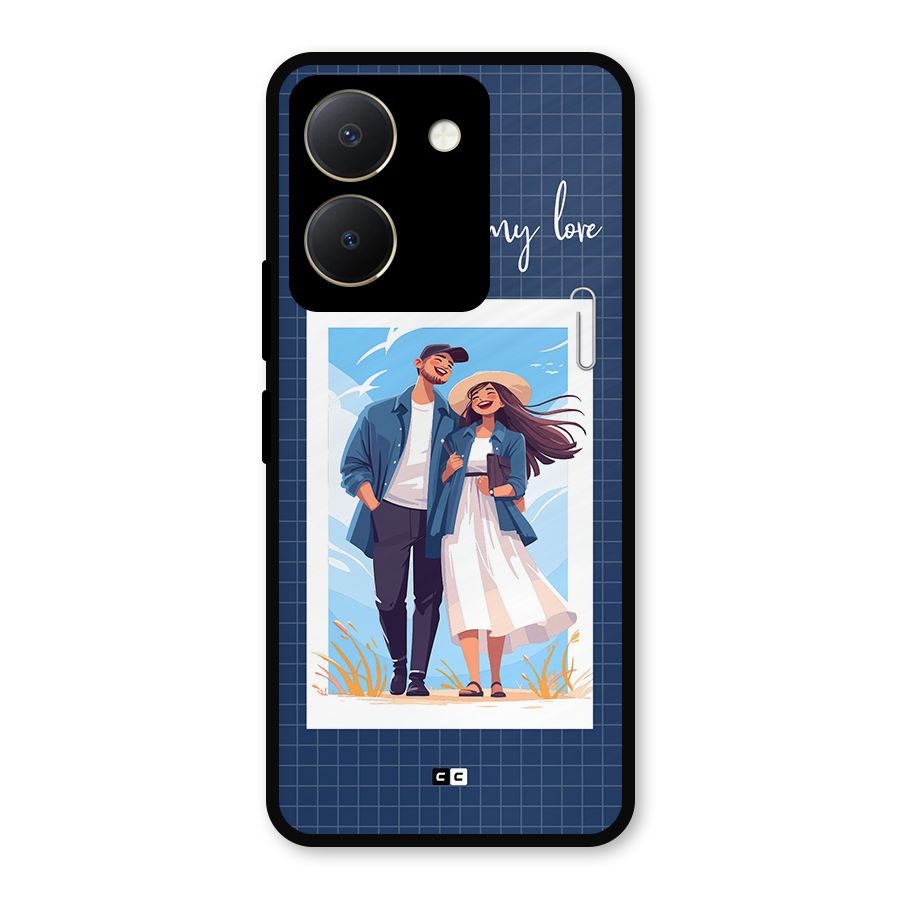 My Love Metal Back Case for Vivo Y36