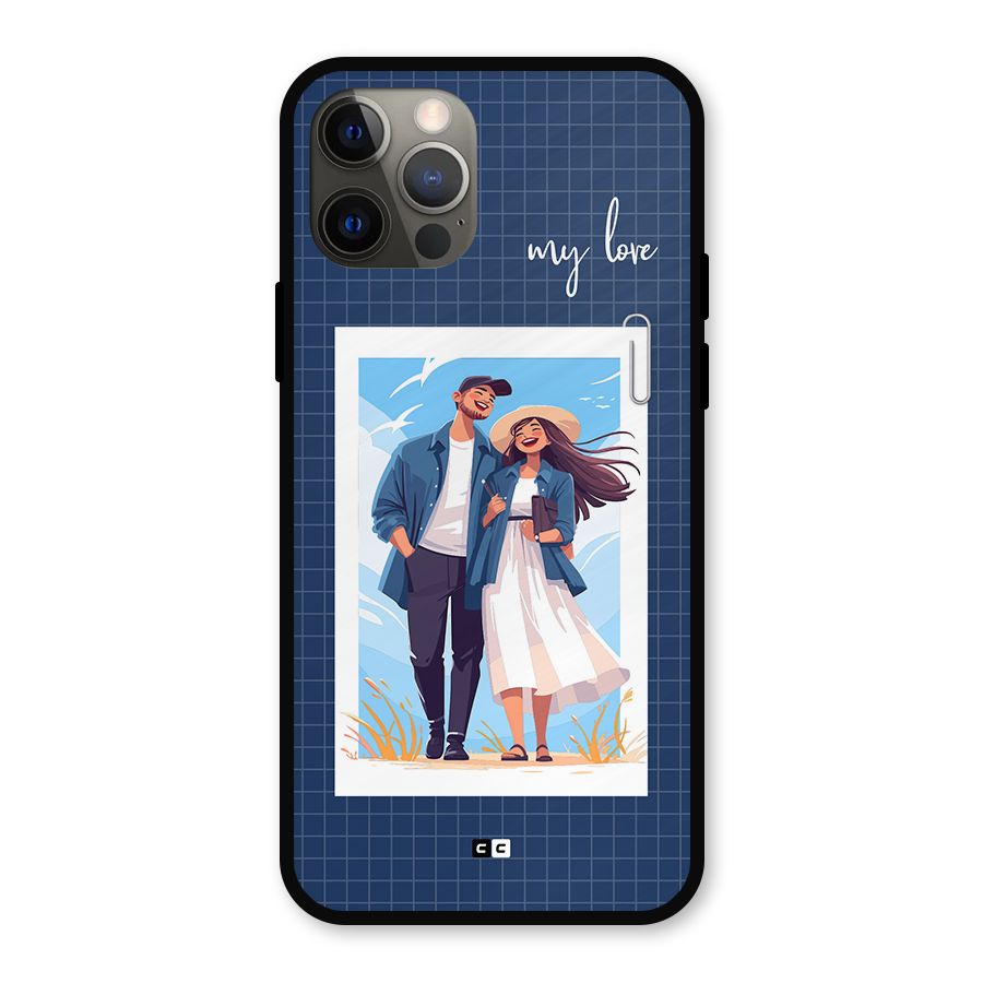 My Love Metal Back Case for iPhone 12 Pro