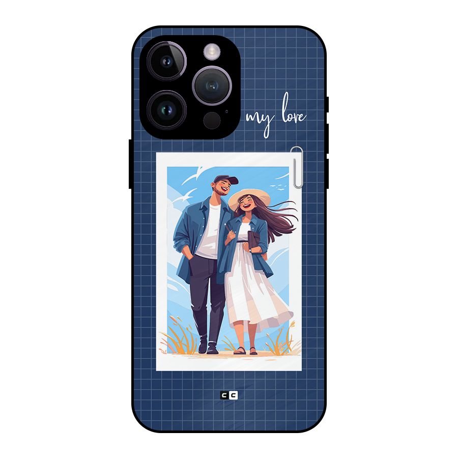 My Love Metal Back Case for iPhone 14 Pro Max