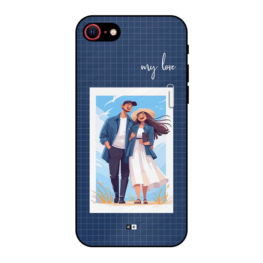 My Love Metal Back Case for iPhone SE 2022