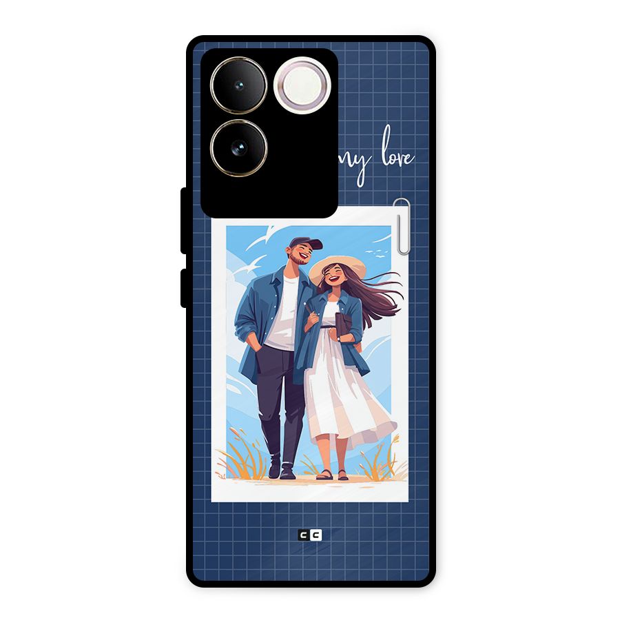 My Love Metal Back Case for iQOO Z7 Pro