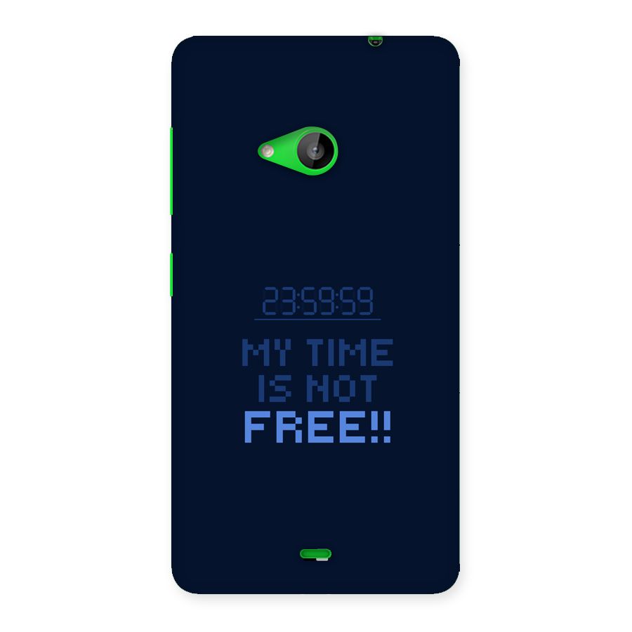 My Time Back Case for Lumia 535