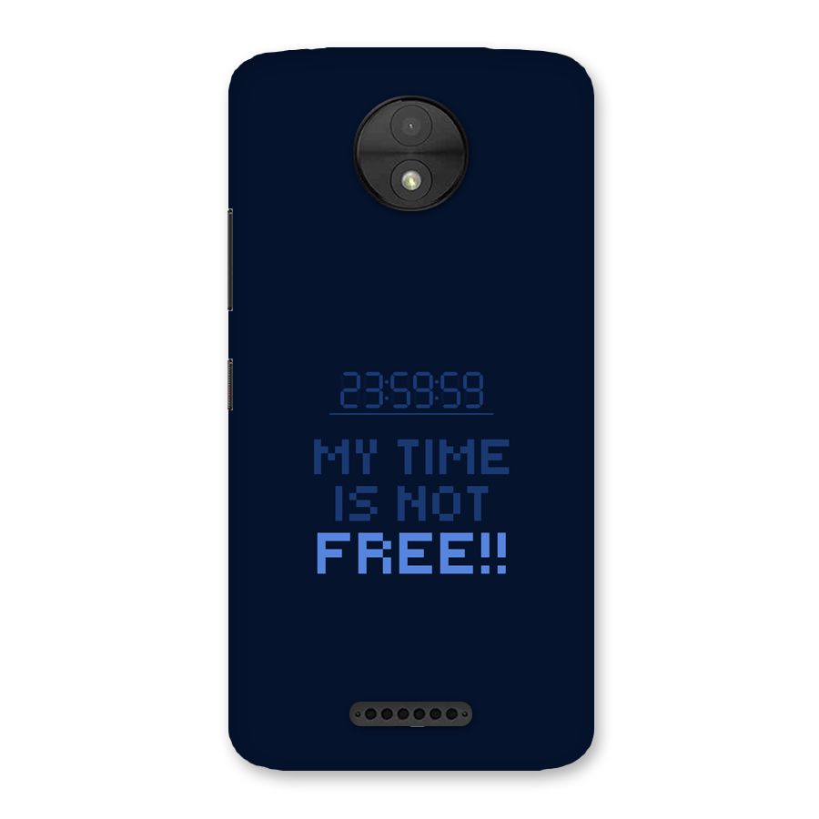 My Time Back Case for Moto C