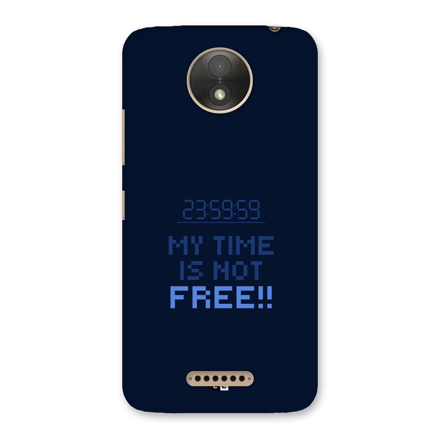 My Time Back Case for Moto C Plus