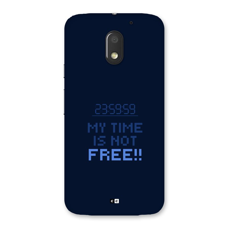 My Time Back Case for Moto E3 Power