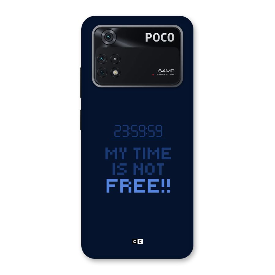 My Time Back Case for Poco M4 Pro 4G
