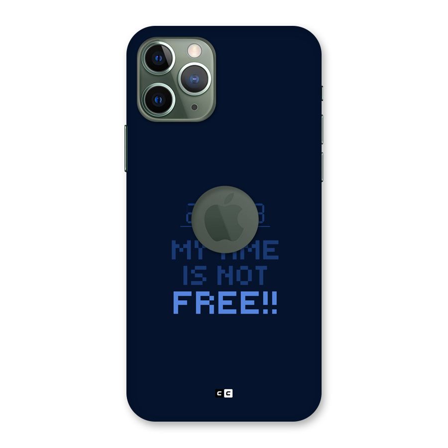 My Time Back Case for iPhone 11 Pro Logo Cut