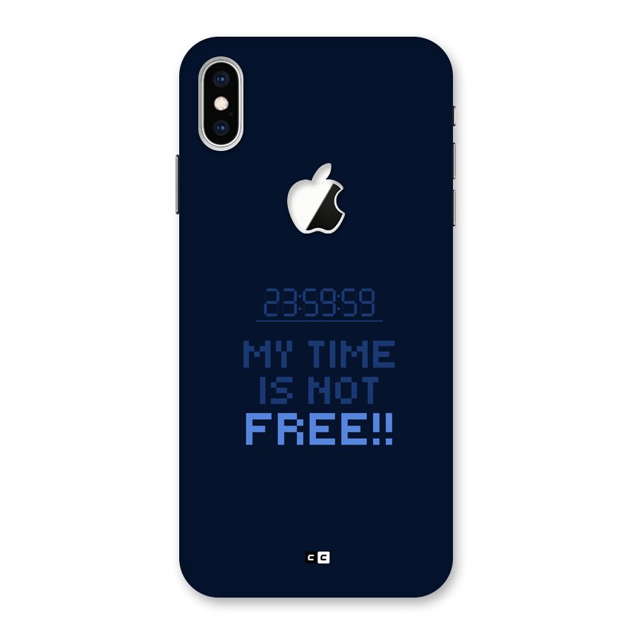 My Time Back Case for iPhone XS Max Apple Cut