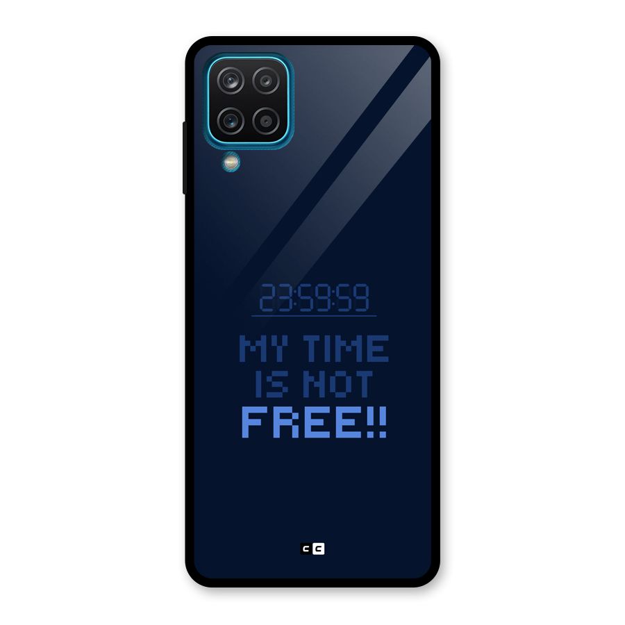 My Time Glass Back Case for Galaxy A12