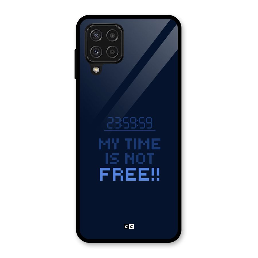 My Time Glass Back Case for Galaxy A22 4G
