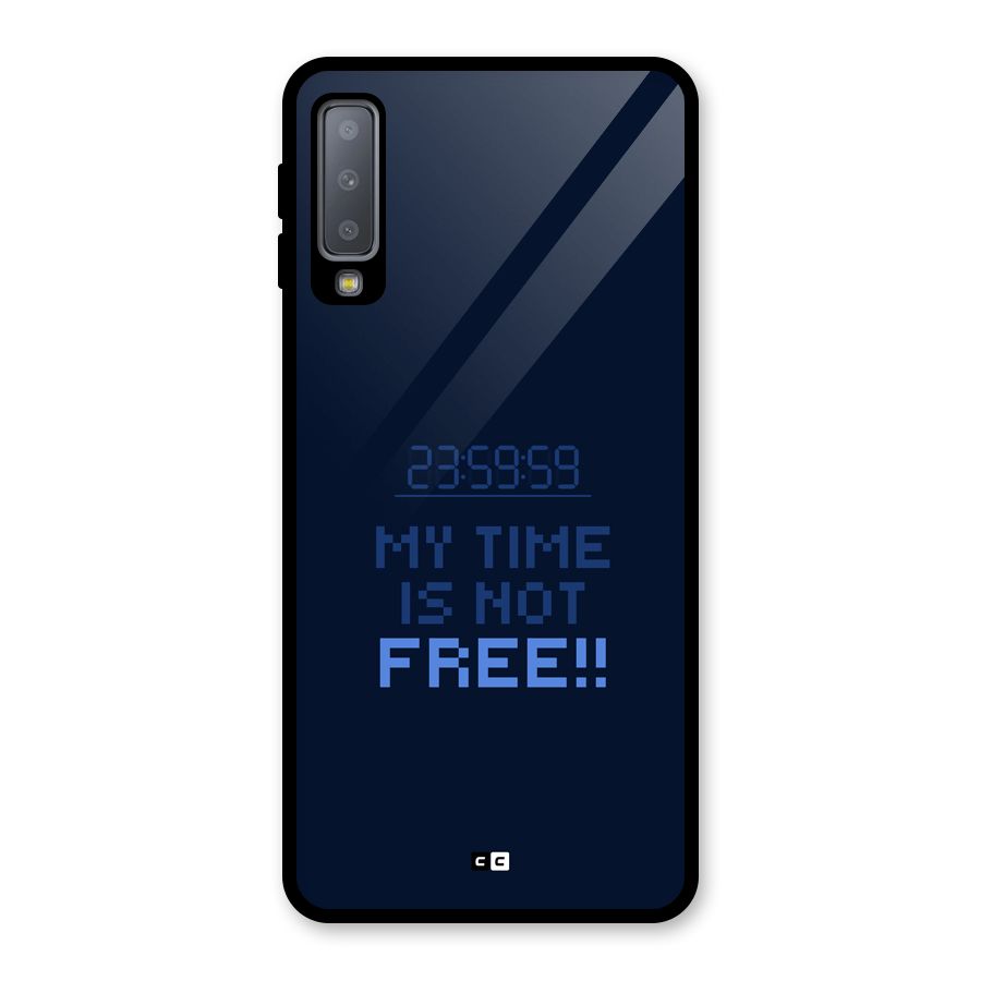 My Time Glass Back Case for Galaxy A7 (2018)