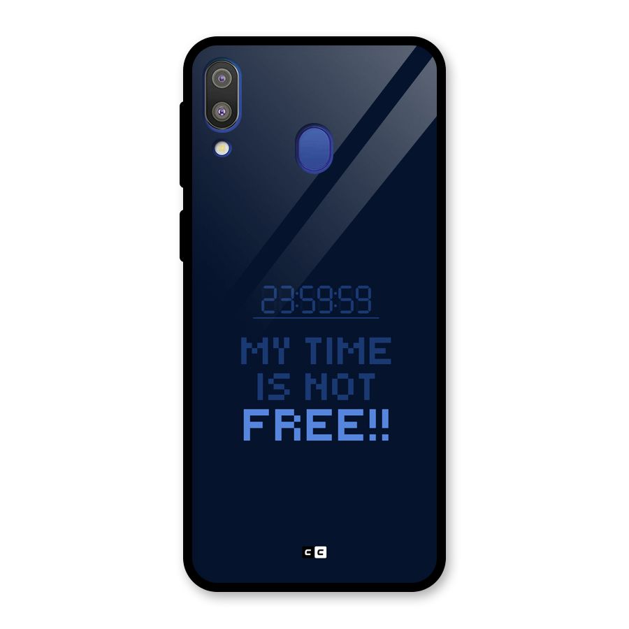 My Time Glass Back Case for Galaxy M20