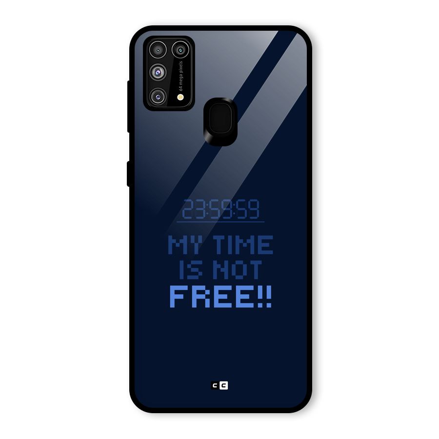 My Time Glass Back Case for Galaxy M31