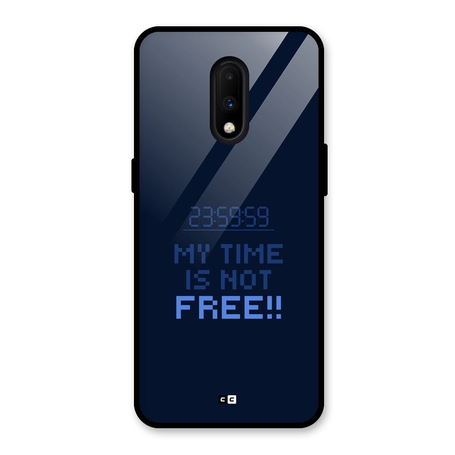 My Time Glass Back Case for OnePlus 7