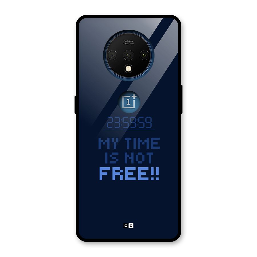 My Time Glass Back Case for OnePlus 7T
