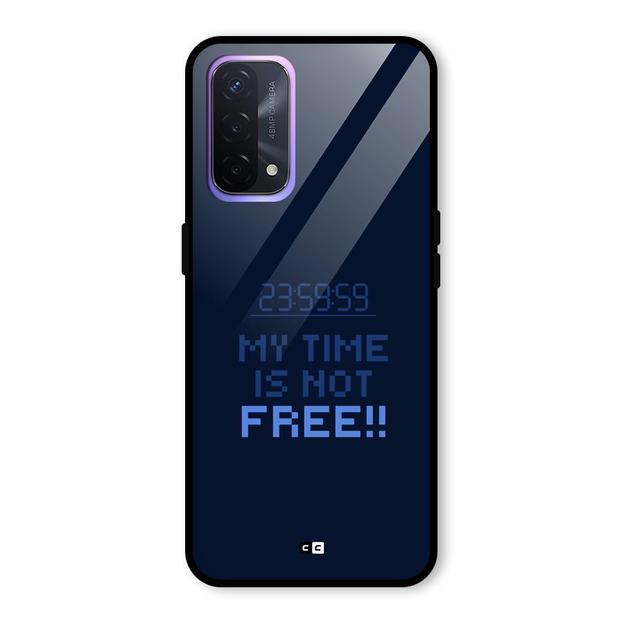 My Time Glass Back Case for Oppo A74 5G