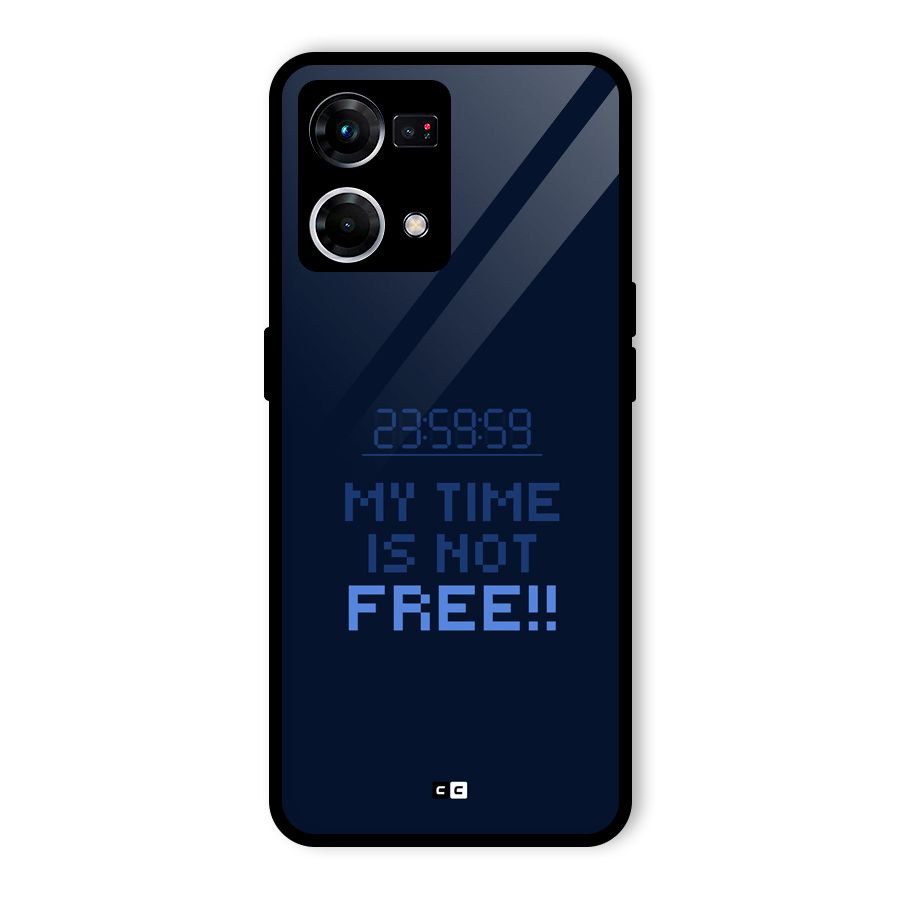 My Time Glass Back Case for Oppo F21 Pro 4G