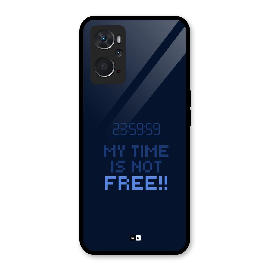My Time Glass Back Case for Oppo K10 4G