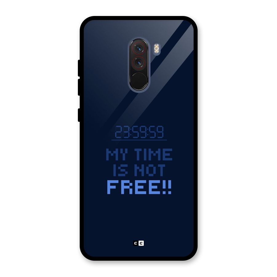 My Time Glass Back Case for Poco F1