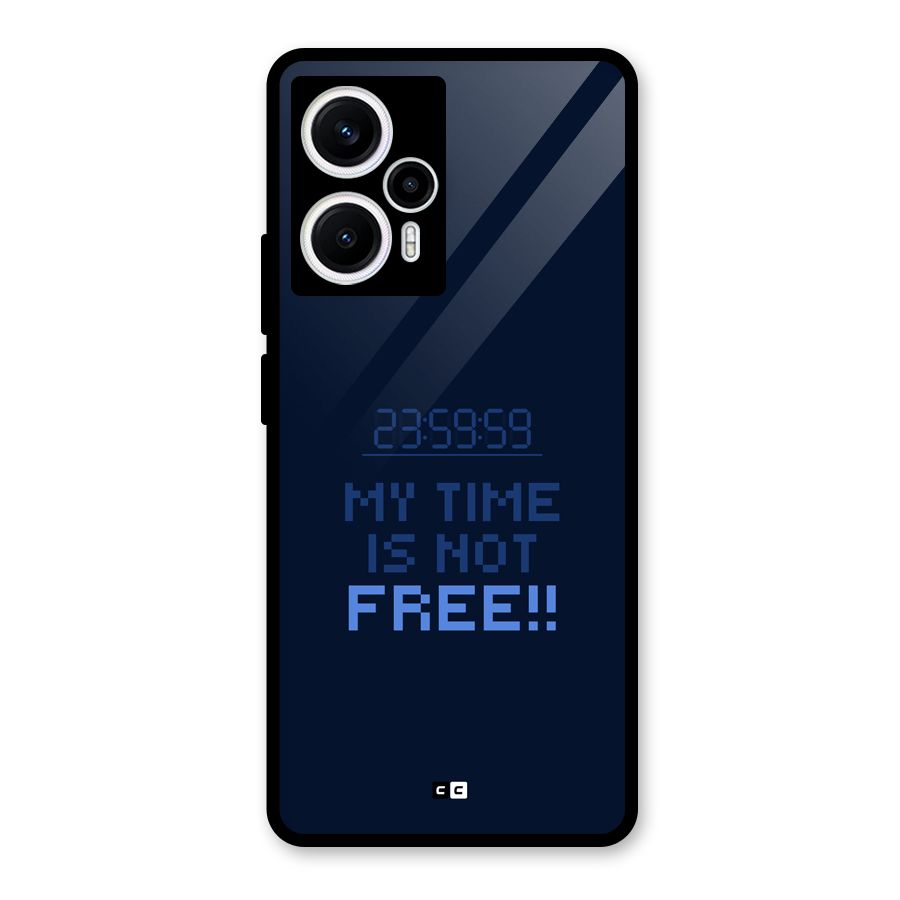 My Time Glass Back Case for Poco F5