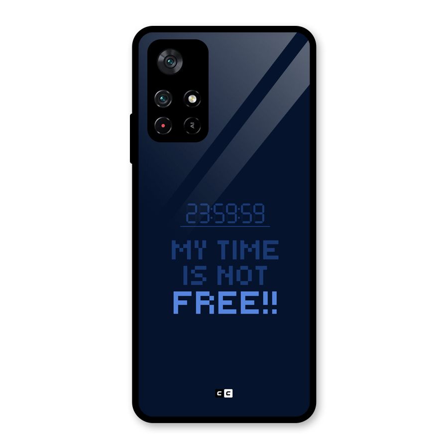 My Time Glass Back Case for Poco M4 Pro 5G