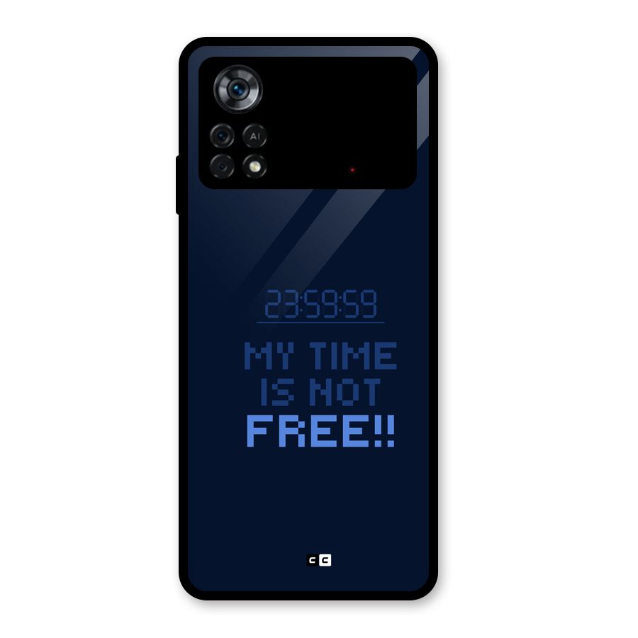 My Time Glass Back Case for Poco X4 Pro 5G