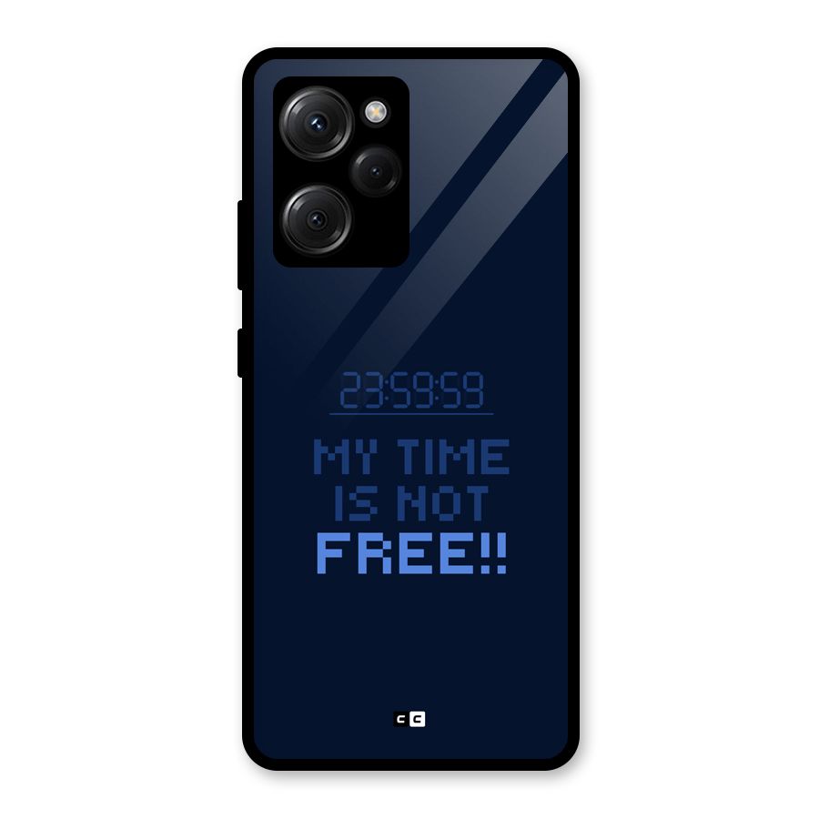 My Time Glass Back Case for Poco X5 Pro