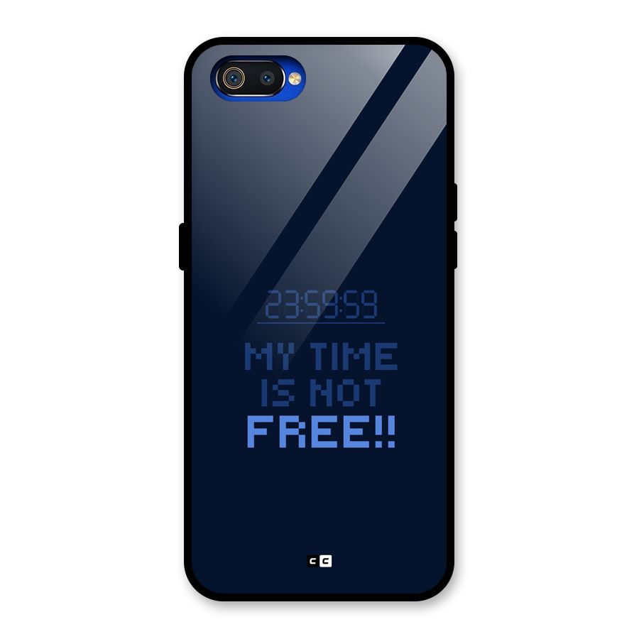 My Time Glass Back Case for Realme C2