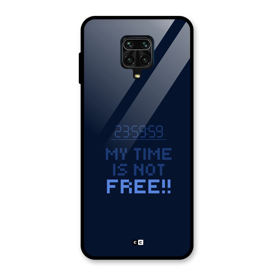 My Time Glass Back Case for Redmi Note 10 Lite