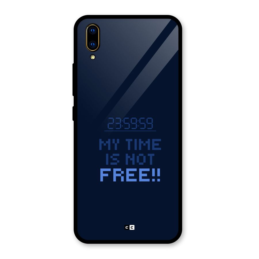 My Time Glass Back Case for Vivo V11 Pro