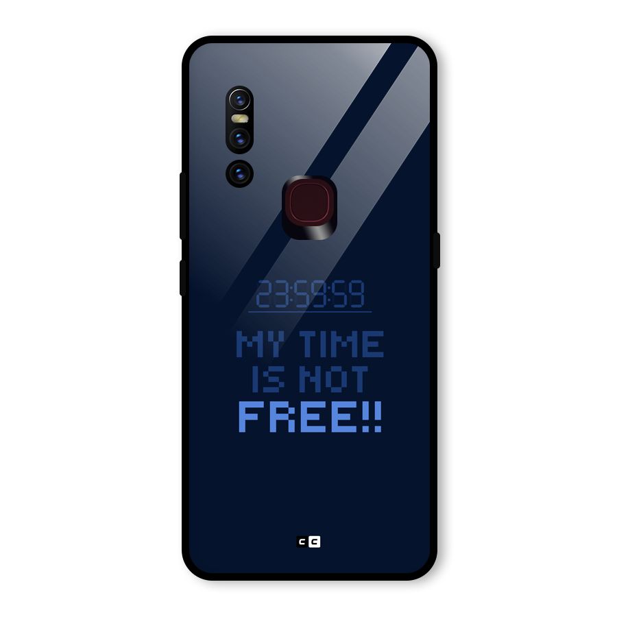 My Time Glass Back Case for Vivo V15