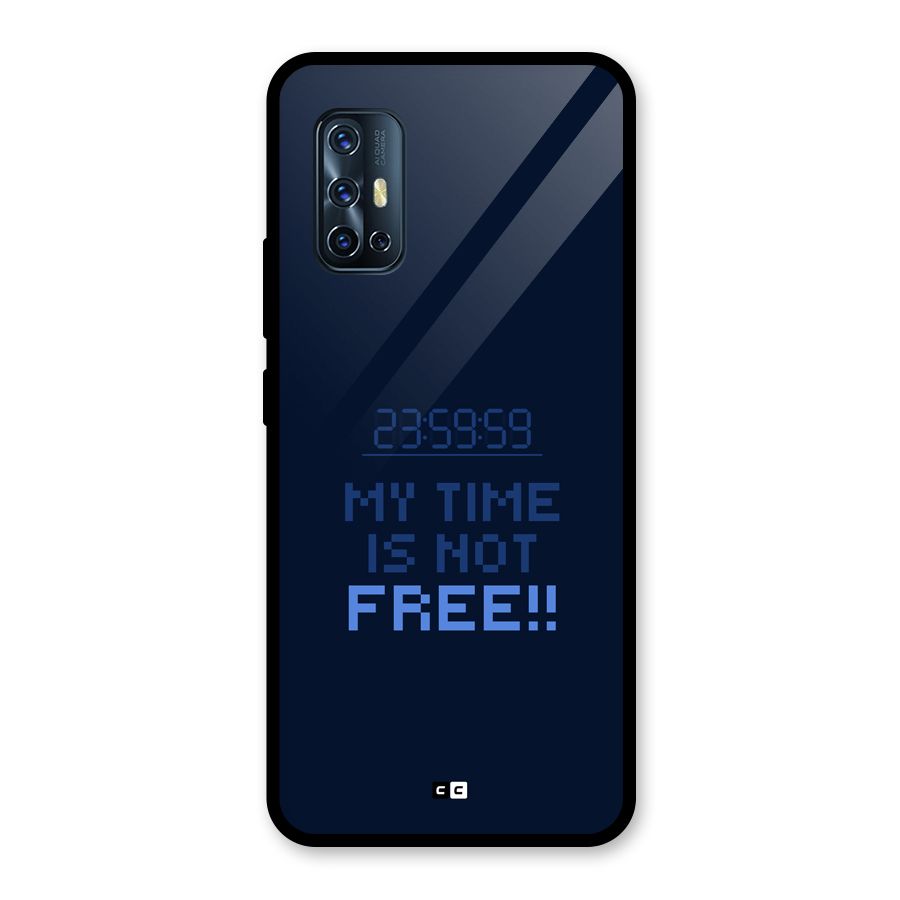 My Time Glass Back Case for Vivo V17