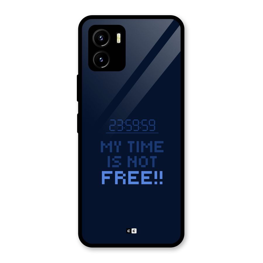 My Time Glass Back Case for Vivo Y15s