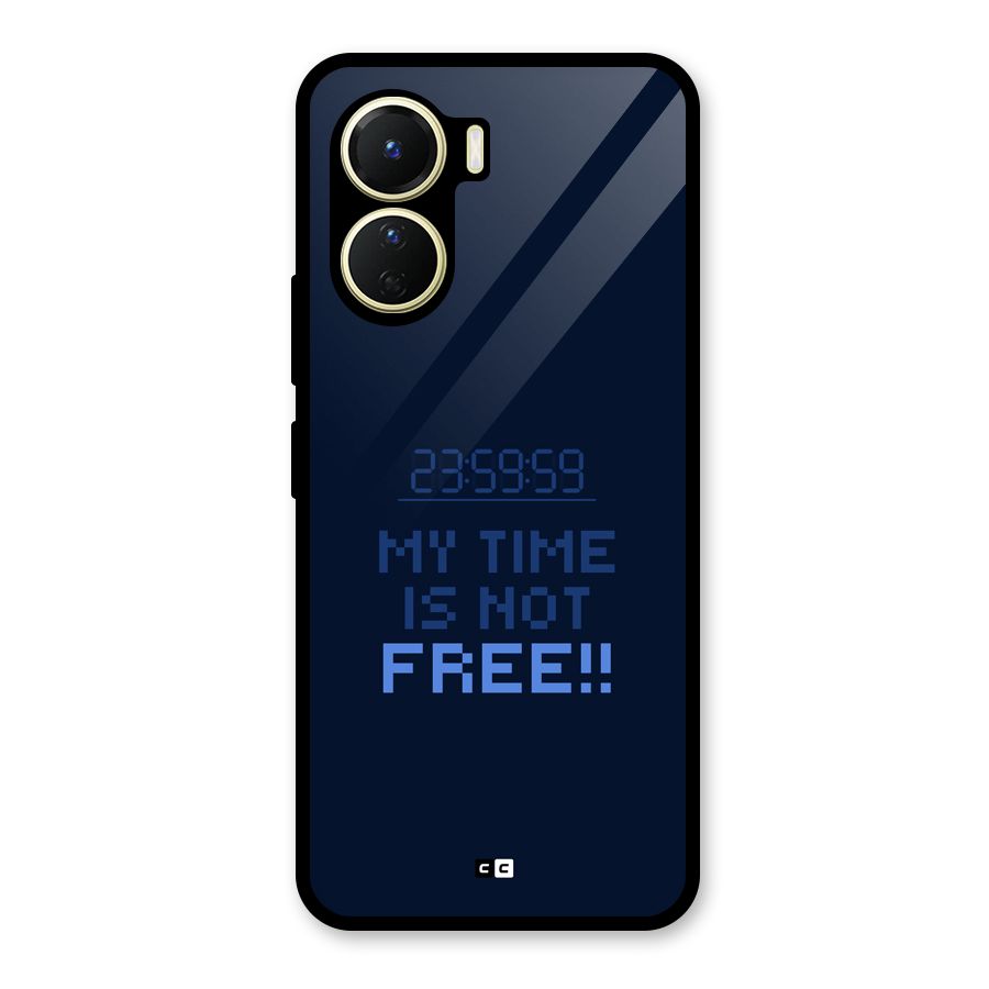 My Time Glass Back Case for Vivo Y16
